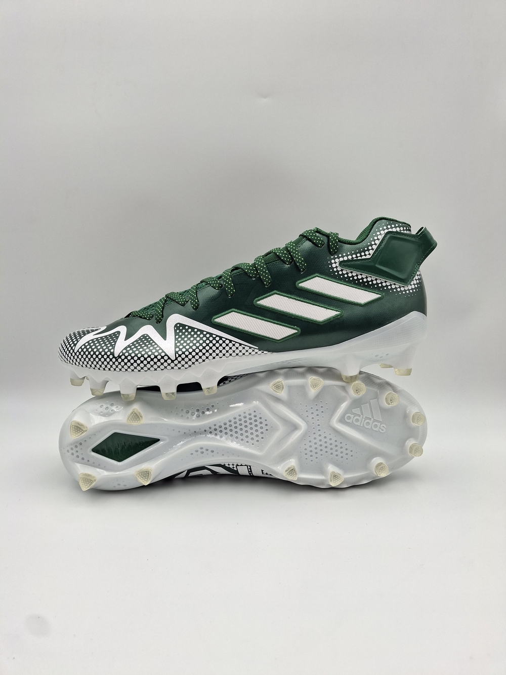 adidas Freak Green White Football Cleats Men's Football Shoes Size 14
